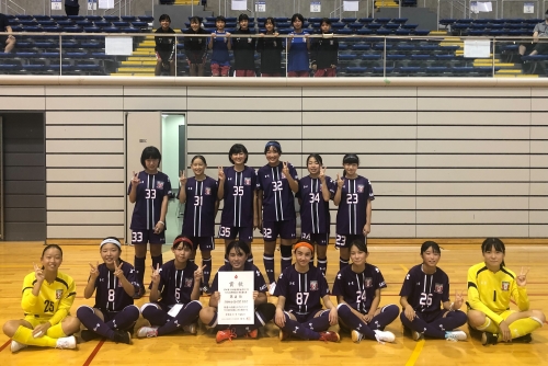 全日本女子U-15フットサル選手権県大会 準優勝